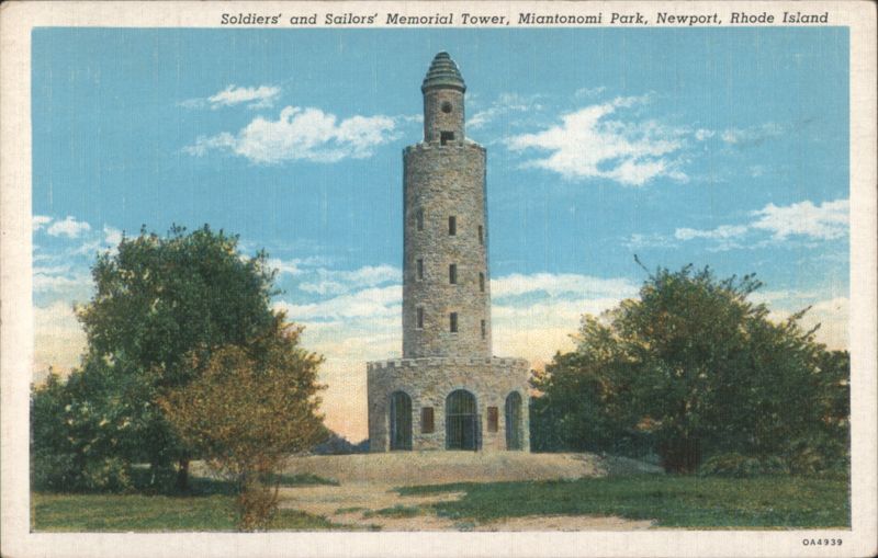 Soldiers' and Sailors' Memorial Tower, Miantonomi Park Newport Rhode Island