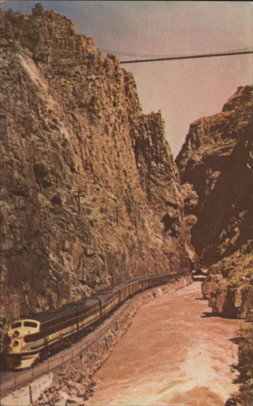 Denver & Rio Grande Train in Royal Gorge, CO Colorado