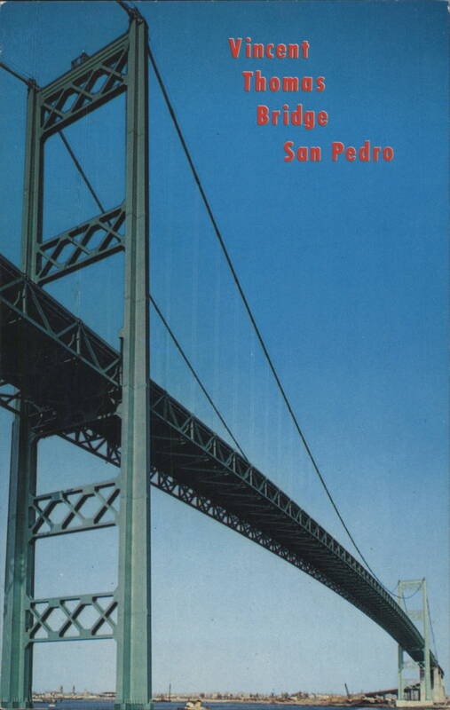 Vincent Thomas Bridge San Pedro California
