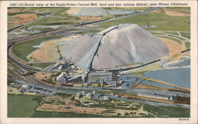 Eagle-Picher Central Mill, Lead and Zinc Mining District Miami Oklahoma