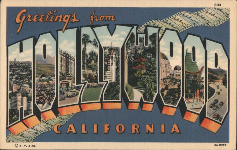 Greetings from Hollywood, California Los Angeles
