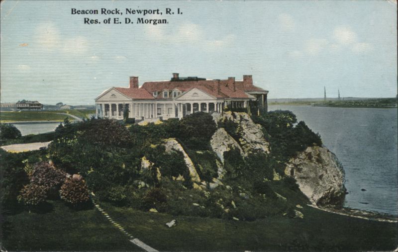 Beacon Rock, Res. of E. D. Morgan, Newport, RI Rhode Island