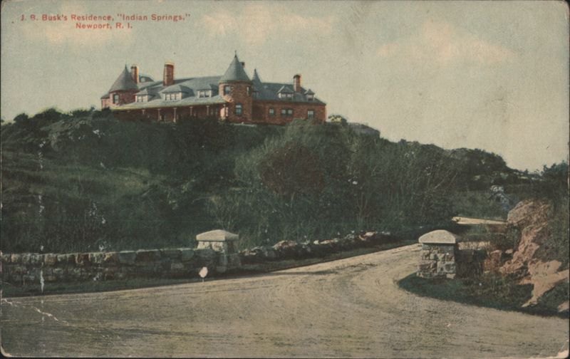 J. B. Busk's Residence, 'Indian Springs' Newport Rhode Island