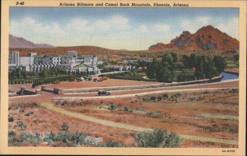 Arizona Biltmore and Camel Back Mountain, Phoenix, Arizona