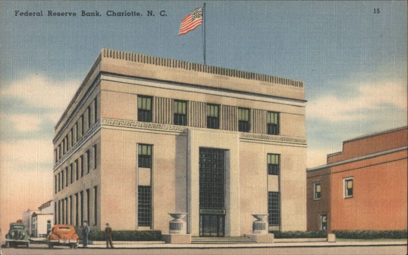 Federal Reserve Bank, Charlotte. N. C. North Carolina