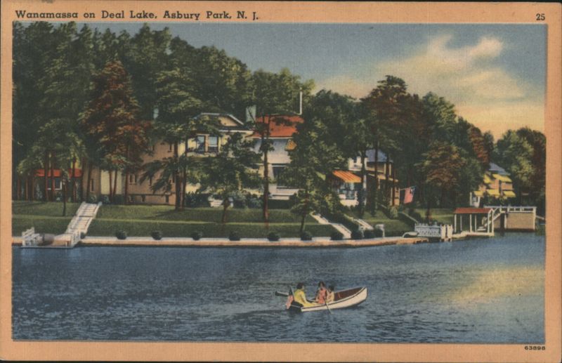 Wanamassa on Deal Lake, Asbury Park, N. J. New Jersey
