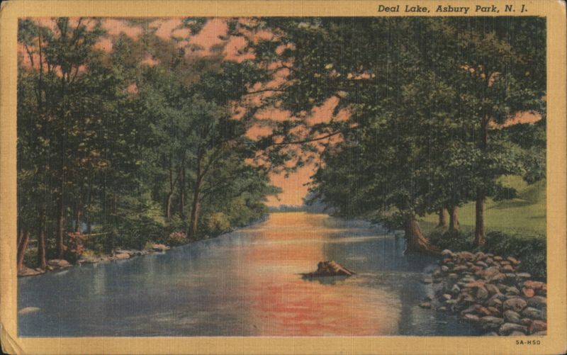 Deal Lake, Asbury Park, N.J. New Jersey