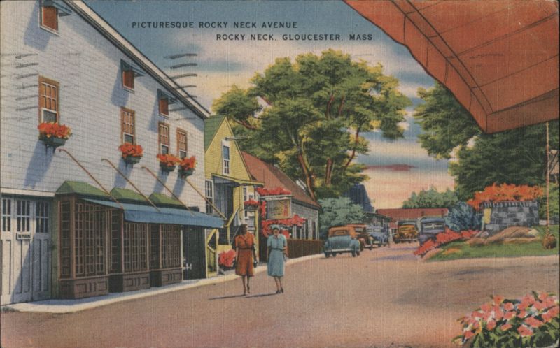 Picturesque Rocky Neck Avenue, Gloucester, MA Massachusetts