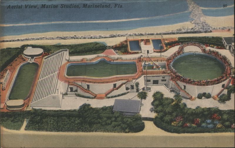 Aerial View, Marine Studios, Marineland, FL Florida