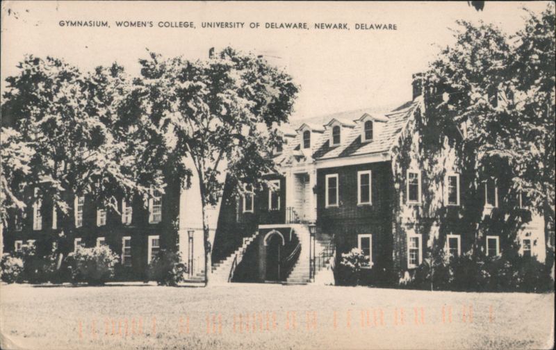 Gymnasium, Women's College, University of Delaware Newark