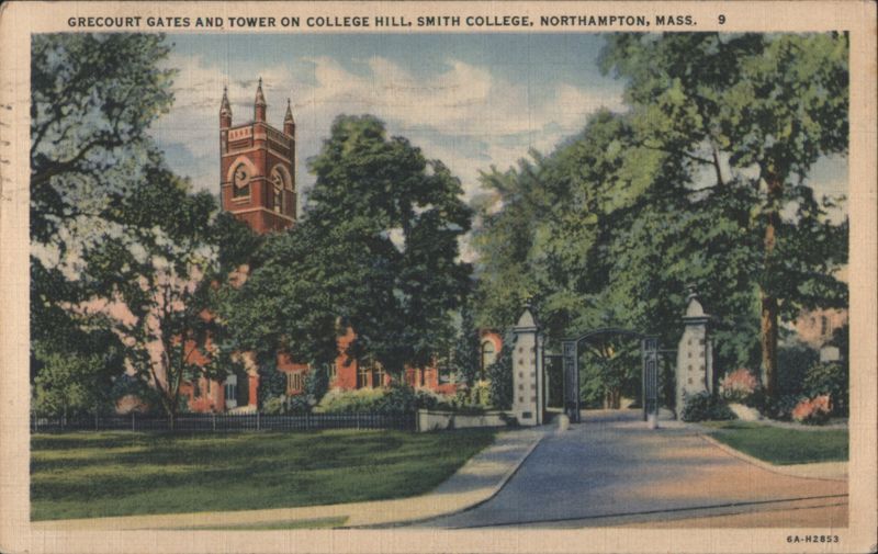 Grecourt Gates and Tower, Smith College, Northampton, MA Massachusetts