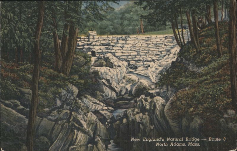 New England's Natural Bridge, Route 8, North Adams, Mass. Massachusetts