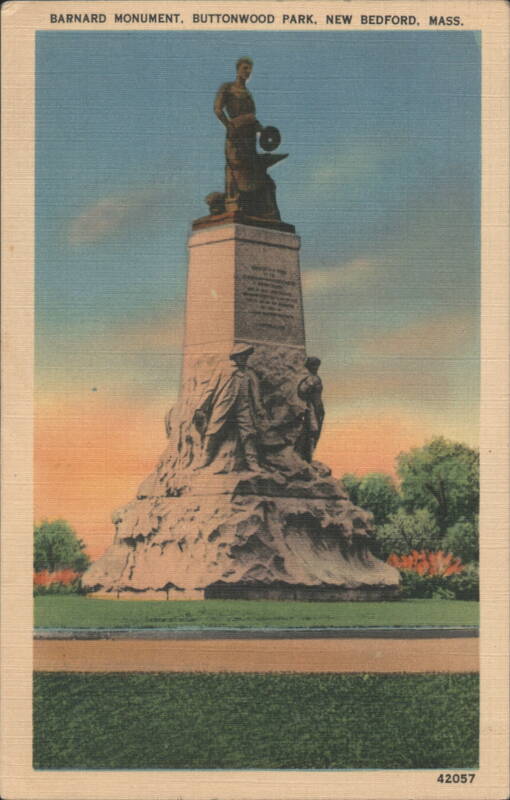 Barnard Monument, Buttonwood Park, New Bedford, MA Massachusetts