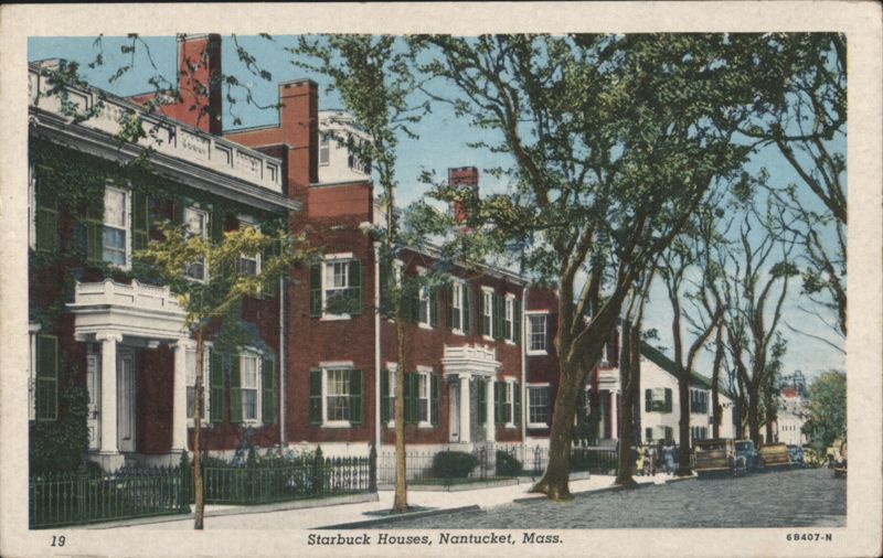 Starbuck Houses, Nantucket, Mass. Massachusetts