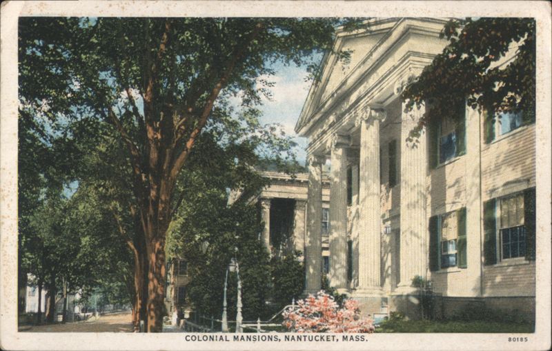 Colonial Mansions, Nantucket, MA Massachusetts