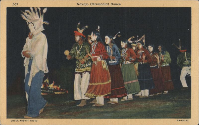 Navajo Ceremonial Dance Chuck Abbott Native Americana