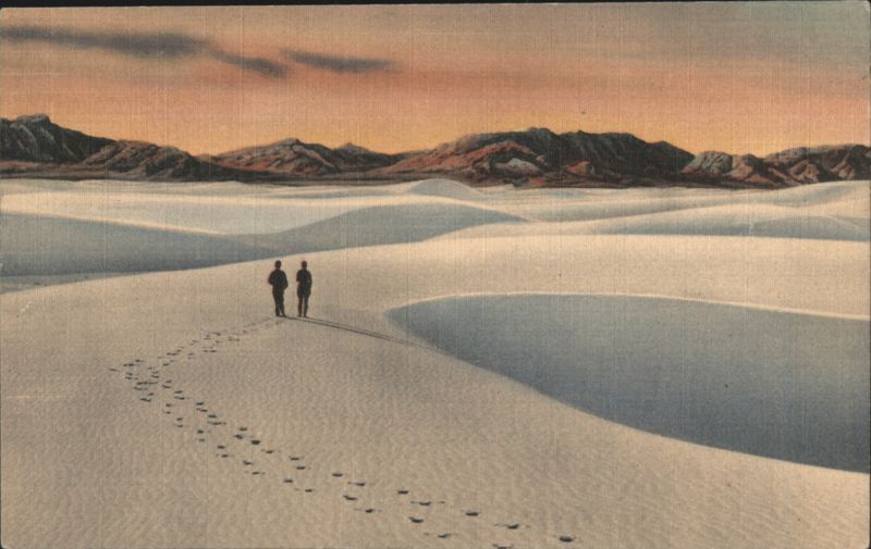 The Great White Sands National Monument near Alamogordo, NM New Mexico