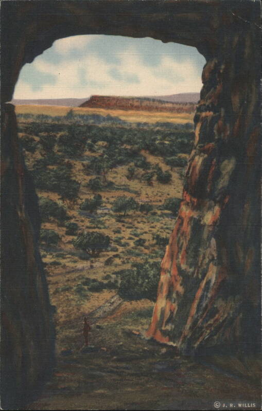 Kit Carson's Cave, Gallup, NM New Mexico J. R. Willis
