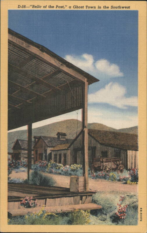 Relic of the Past, a Ghost Town in the Southwest Cowboy Western
