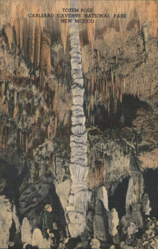 Totem Pole, Carlsbad Caverns National Park, NM New Mexico