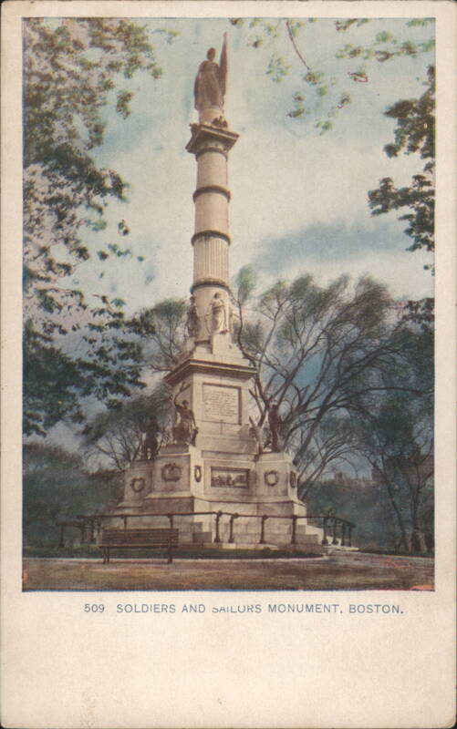 Soldiers and Sailors Monument, Boston Massachusetts