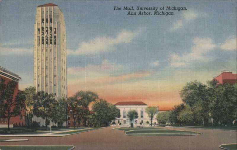 The Mall, University of Michigan, Ann Arbor, Michigan