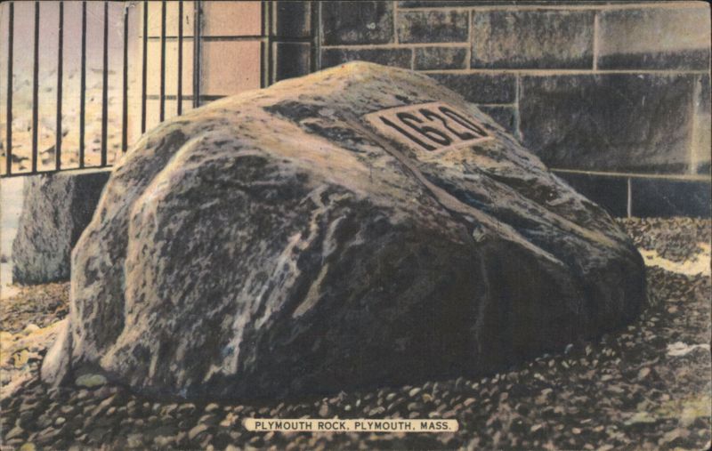 Plymouth Rock, Plymouth, MA Massachusetts