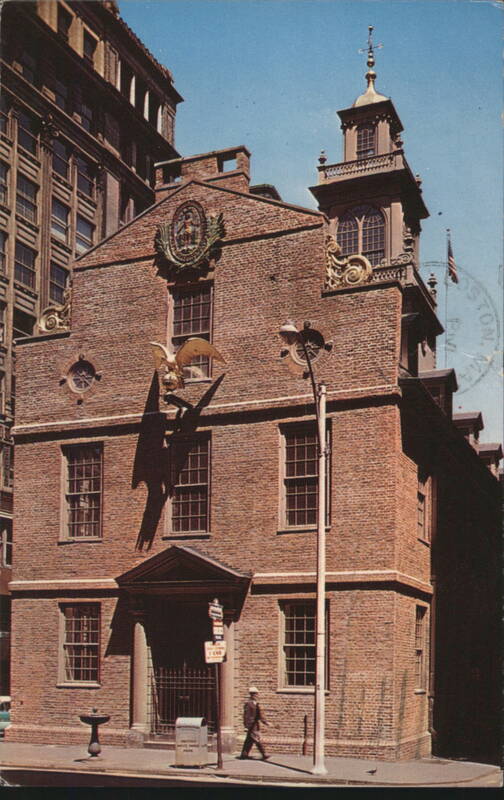 The Old State House, Washington and State Streets, Boston Massachusetts
