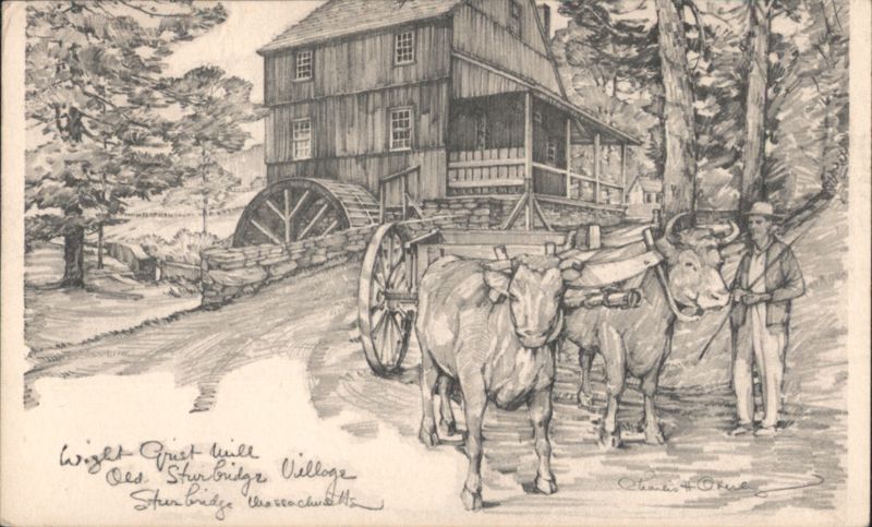 Wight-Grist Mill, Old Sturbridge Village Massachusetts