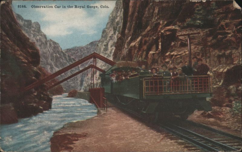 Observation Car in the Royal Gorge Colorado