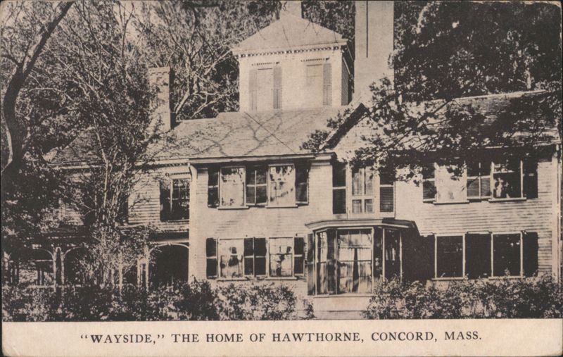 Wayside, The Home of Hawthorne, Concord, MA Massachusetts