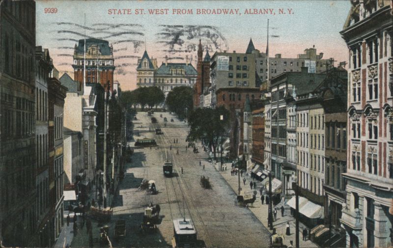 State St. West from Broadway, Albany, NY New York