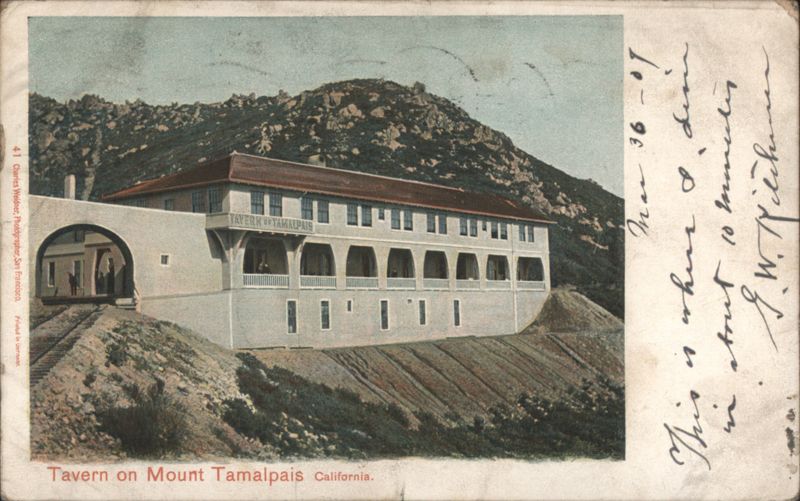 Tavern on Mount Tamalpais, California Mill Valley