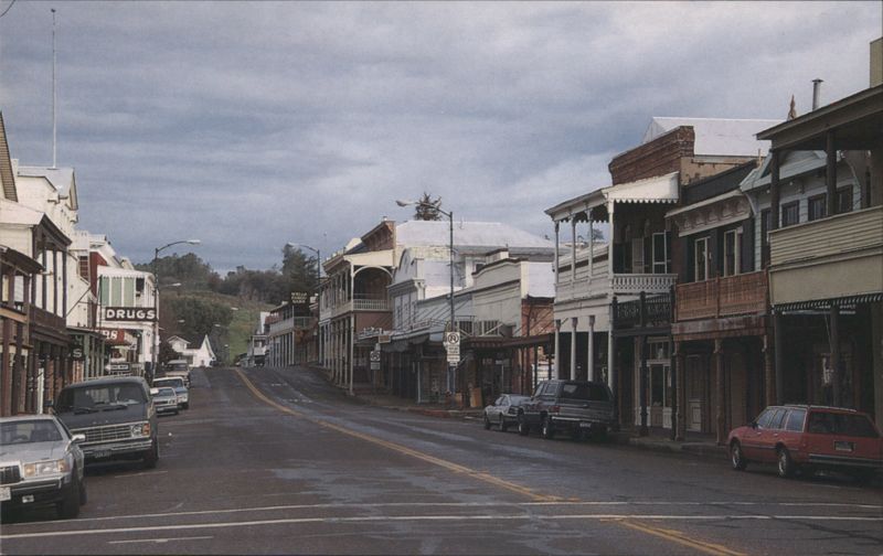 Street Scene in Sutter Creek, California Dick Bascom
