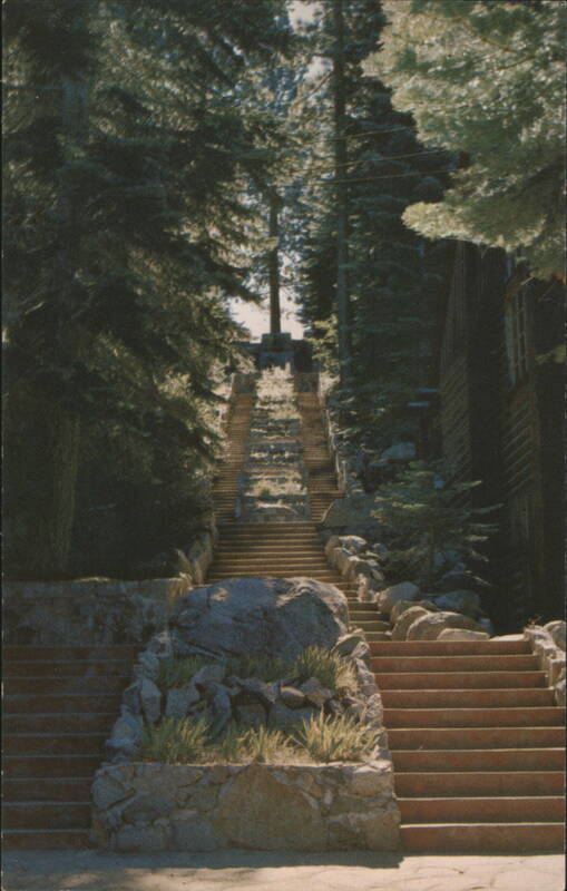 Steps at Robins Flight, Presbyterian Conference Grounds Zephyr Point Nevada