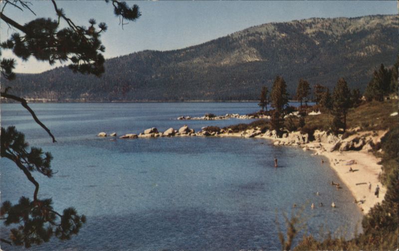 A Scene on the North Shore of Lake Tahoe California