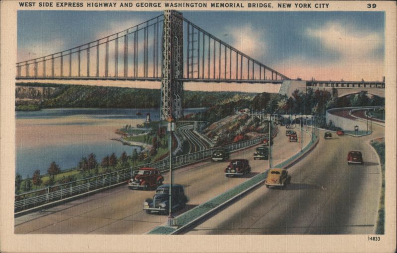West Side Express Highway & George Washington Bridge New York