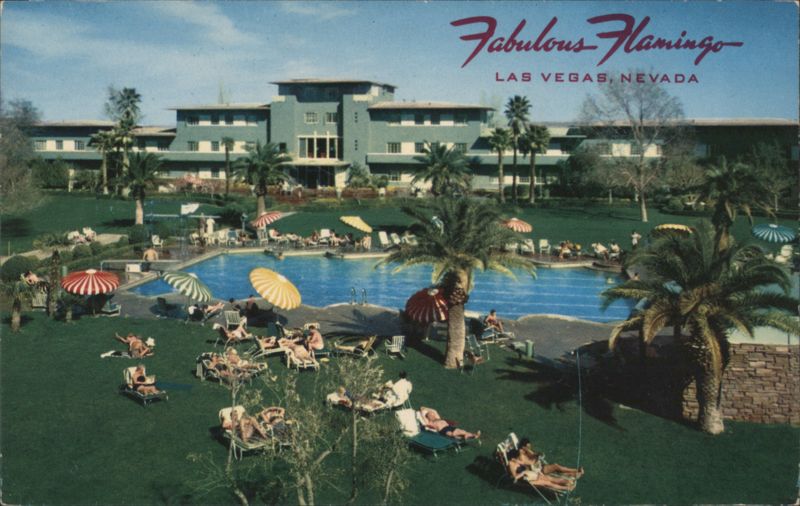 Fabulous Flamingo Hotel Pool, Las Vegas Nevada