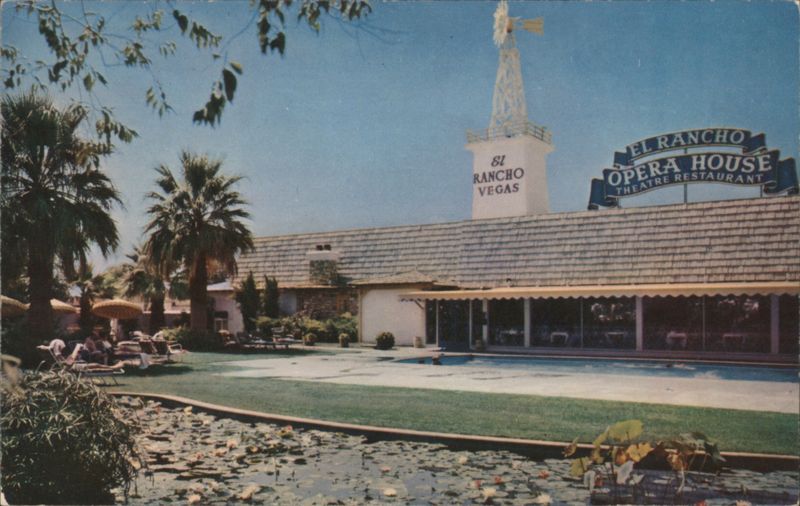 El Rancho Vegas Opera House and Hotel Las Vegas Nevada