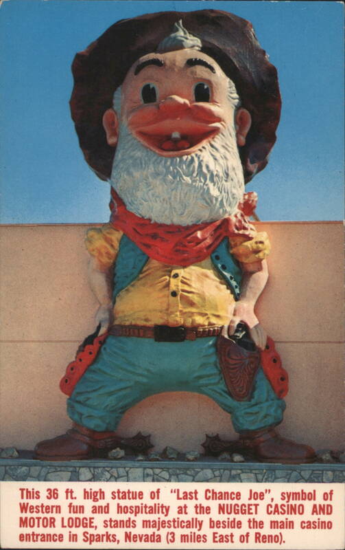 Last Chance Joe Statue, Nugget Casino Sparks Nevada
