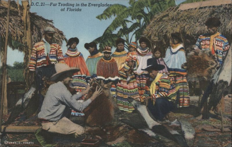 Fur Trading in the Everglades of Florida Chas. C. Ebbets