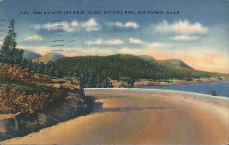 View from Rockefeller Drive, Acadia National Park, Bar Harbor Maine