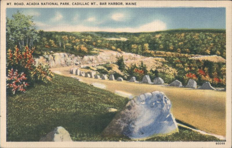 Mt. Road, Cadillac Mt., Acadia National Park Bar Harbor Maine