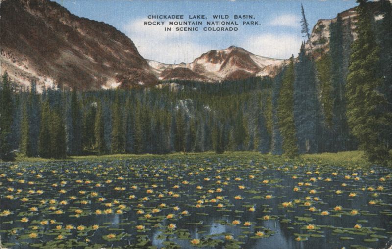 Chickadee Lake, Wild Basin, Rocky Mountain National Park Colorado