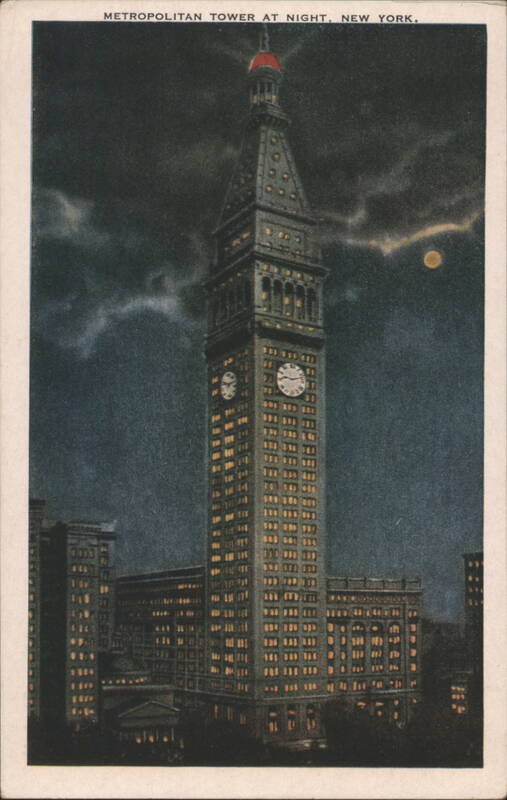 Metropolitan Tower at Night, New York