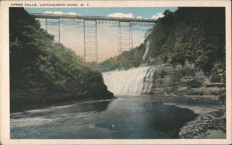 Upper Falls, Letchworth Park, N.Y. New York
