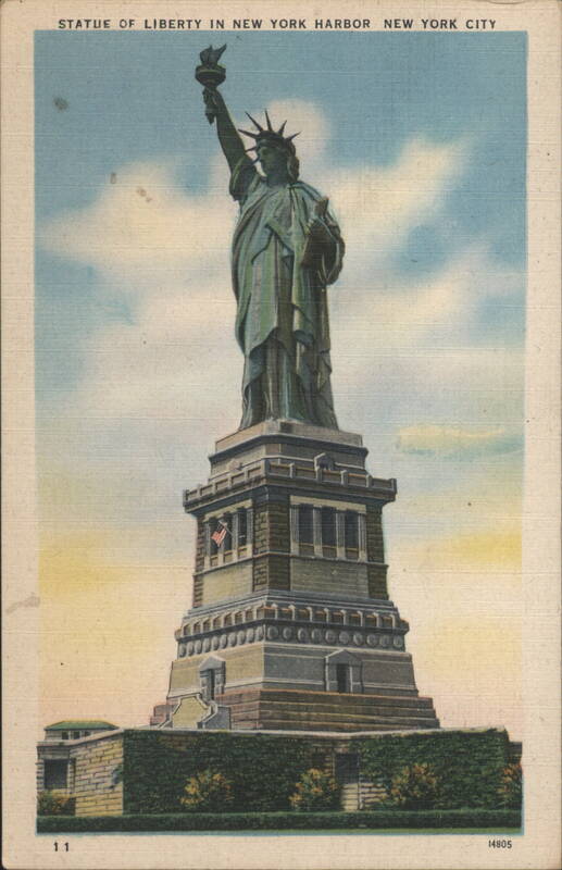 Statue of Liberty in New York Harbor, New York City