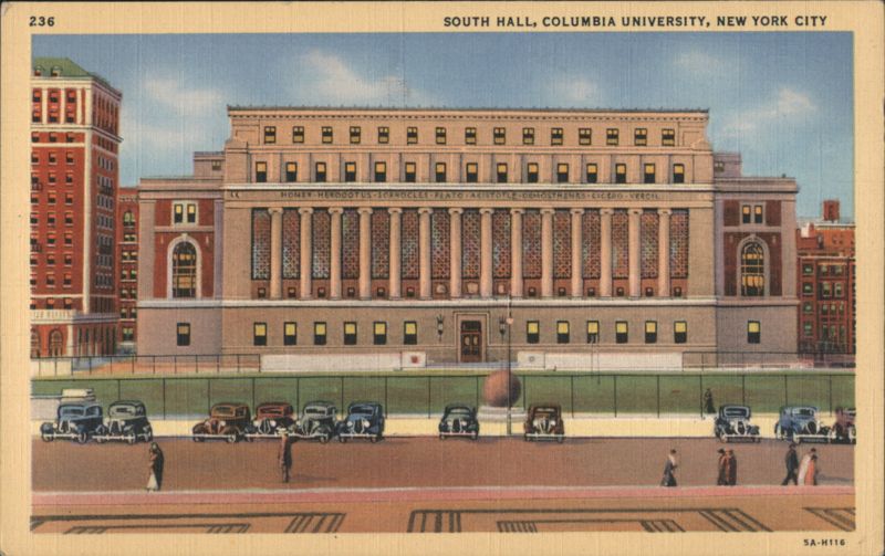 South Hall, Columbia University New York City