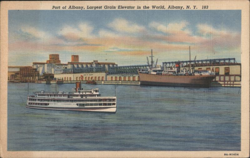 Port of Albany, Largest Grain Elevator in the World New York