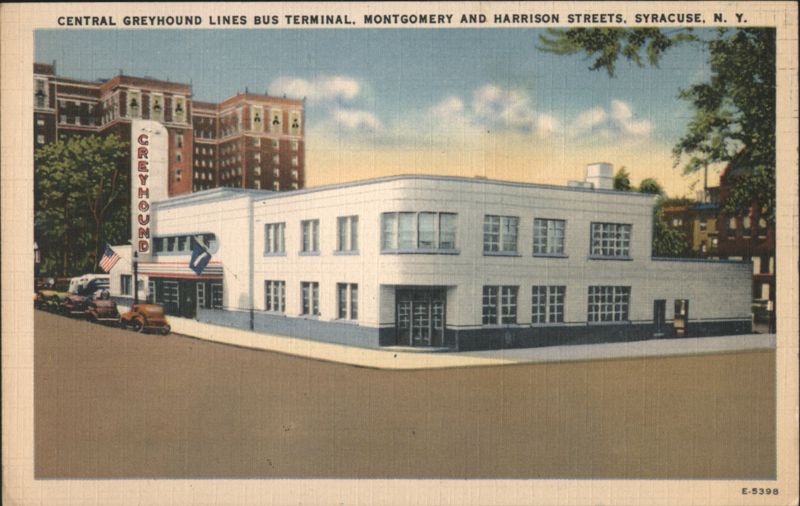 Central Greyhound Lines Bus Terminal, Syracuse, NY New York